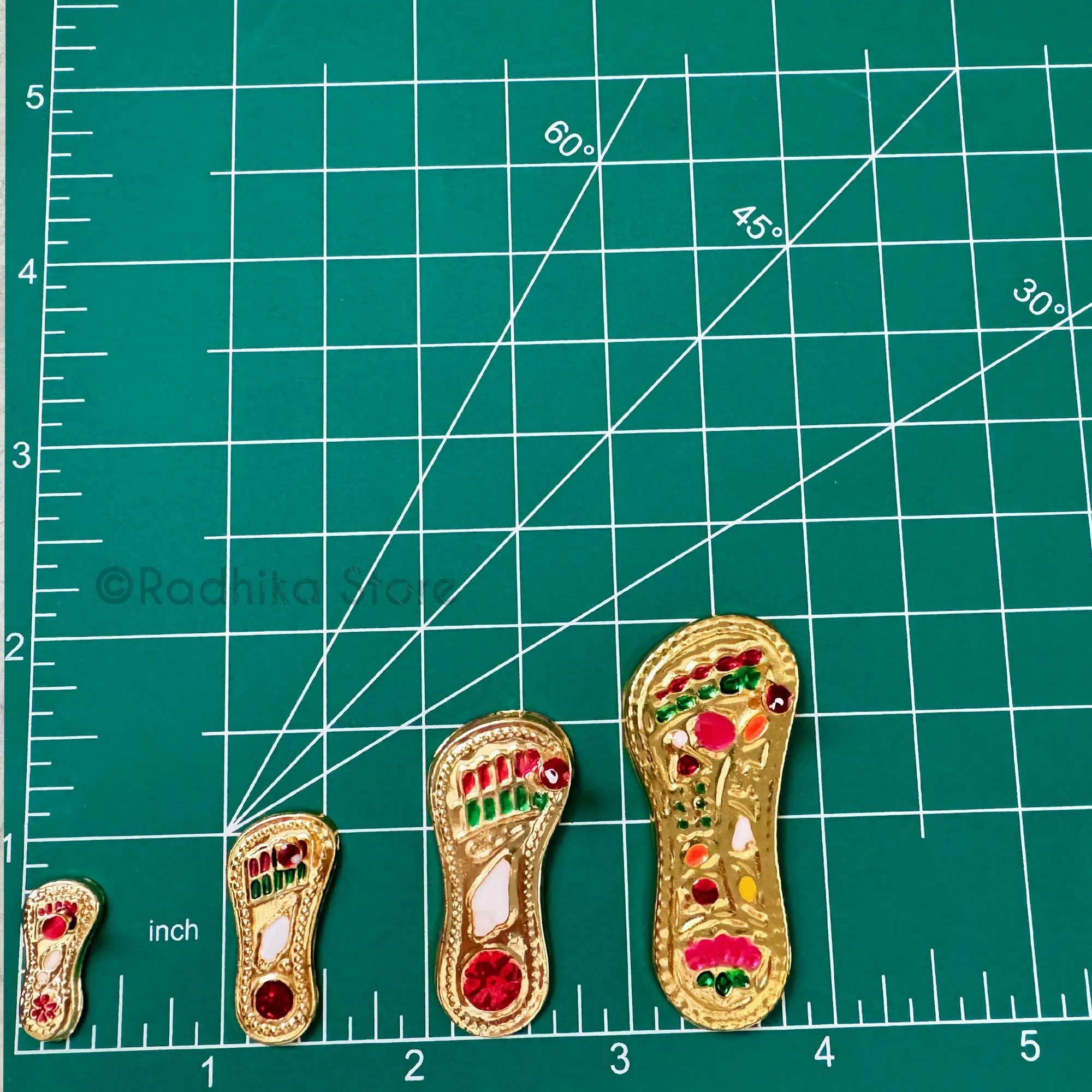 Gold. With Markings - Deity Shoes