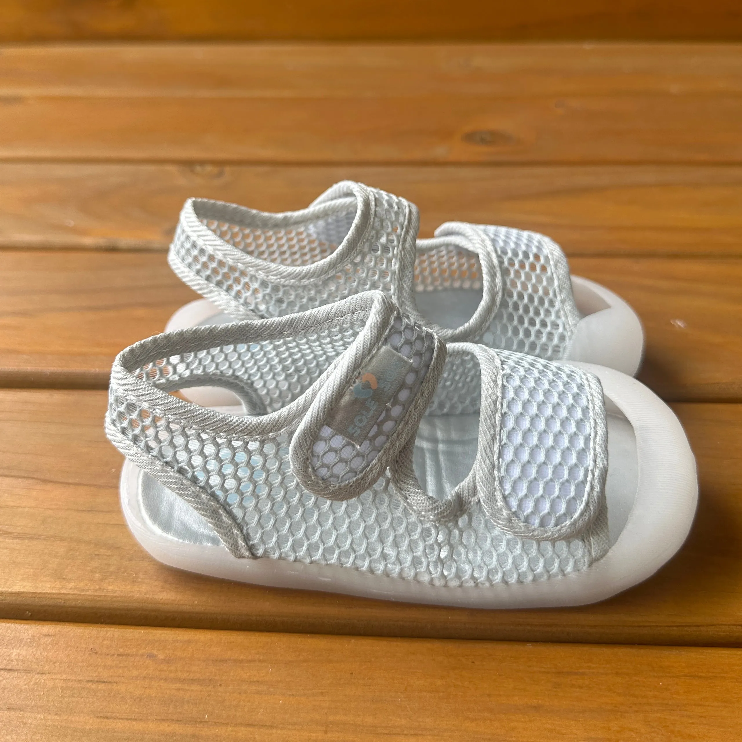 Grey Mesh Sandals