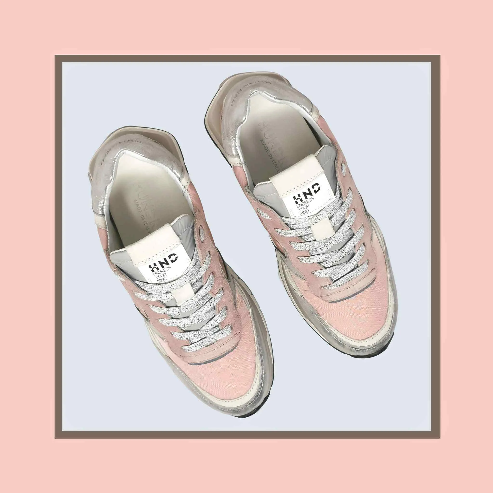 HND21 - Leather Sneaker Donna - HUNDRED100®