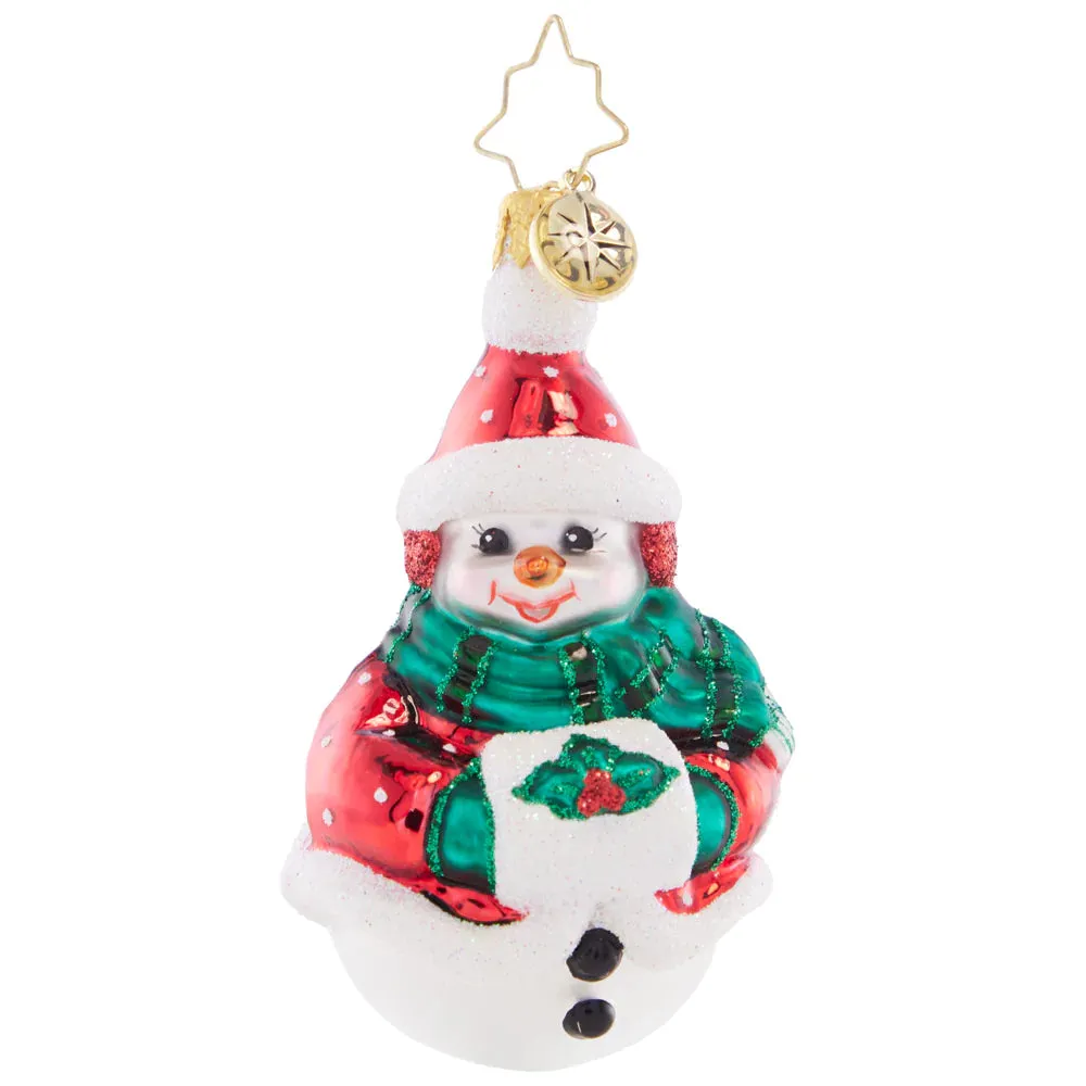 Holly Jolly Snowman Gem