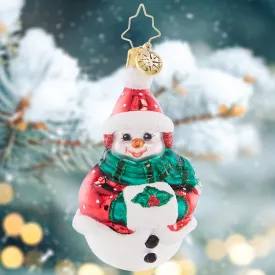 Holly Jolly Snowman Gem