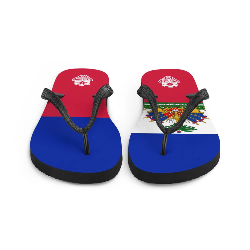 Island Flag - Haiti Flip Flops