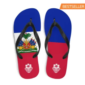 Island Flag - Haiti Flip Flops