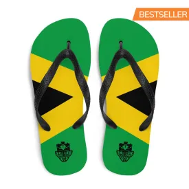 Island Flag - Jamaica Flip Flops
