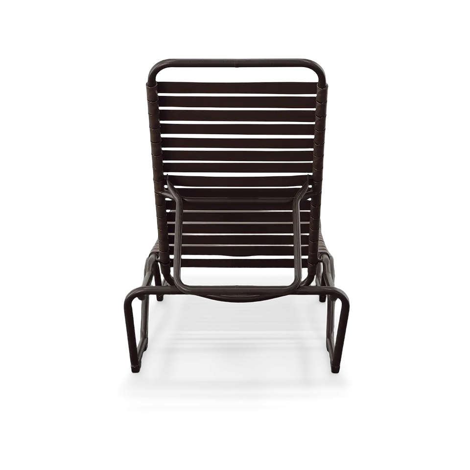 KAHANA STRAP CHAISE LOUNGE, MOCHA
