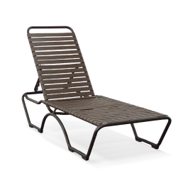 KAHANA STRAP CHAISE LOUNGE, MOCHA