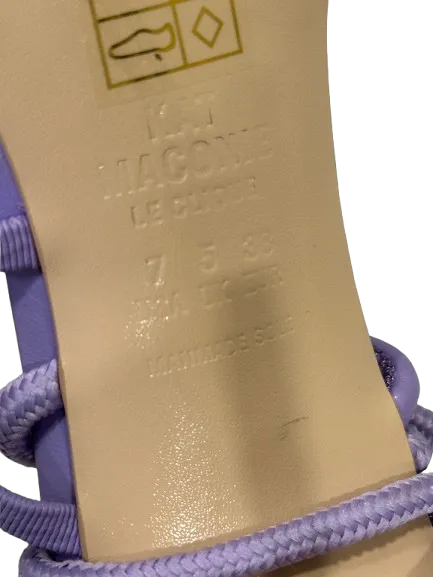 Kat Maconie Purple Strappy Ankle Wrap Sandals UK 5 EU 38 👠
