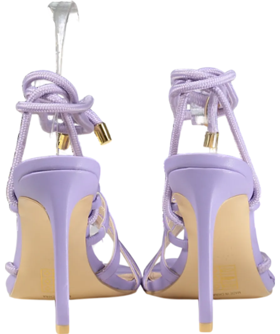 Kat Maconie Purple Strappy Ankle Wrap Sandals UK 5 EU 38 👠