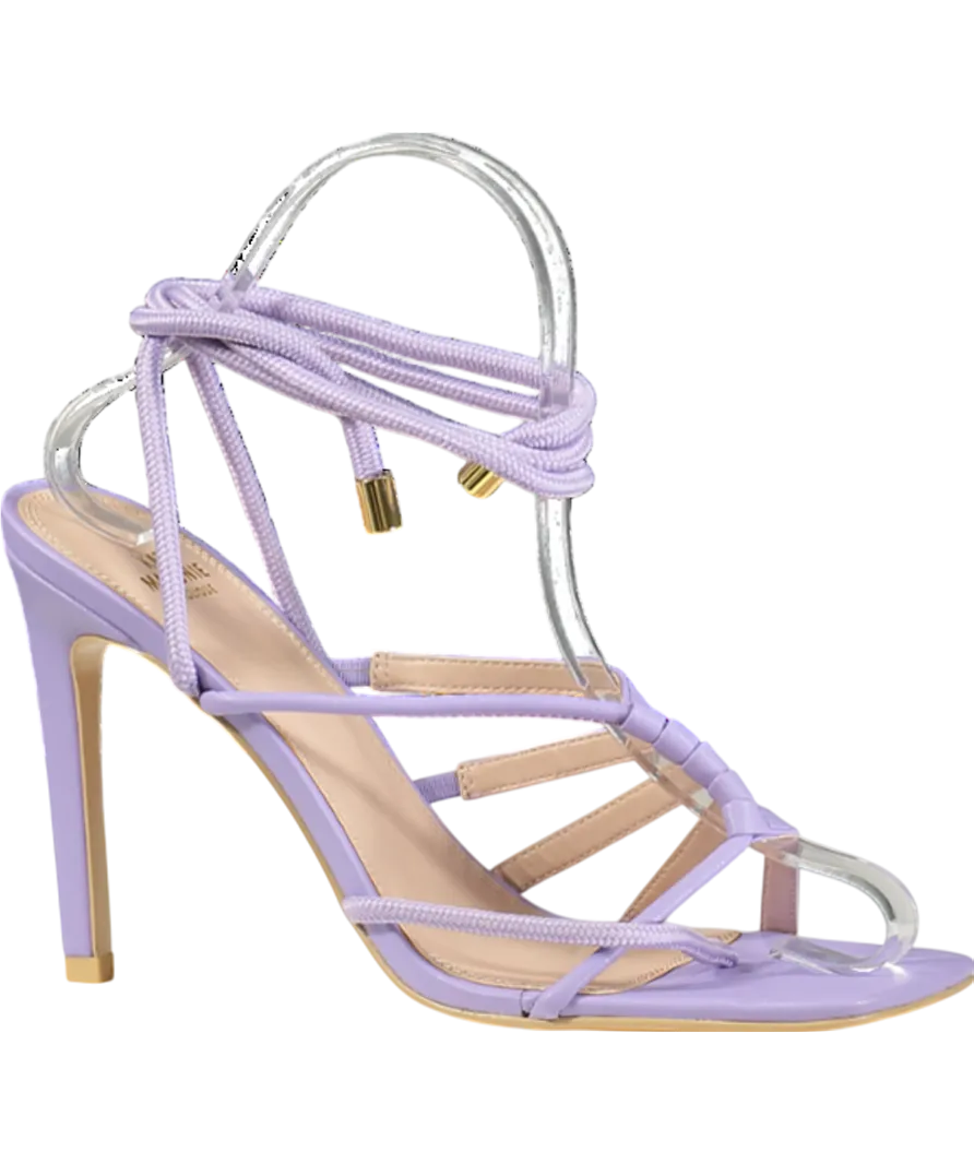 Kat Maconie Purple Strappy Ankle Wrap Sandals UK 5 EU 38 👠