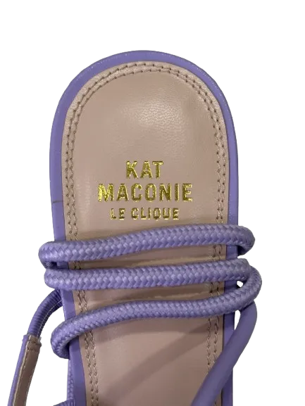 Kat Maconie Purple Strappy Ankle Wrap Sandals UK 5 EU 38 👠