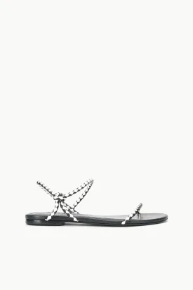 LAUREL SANDAL | BLACK PAPER