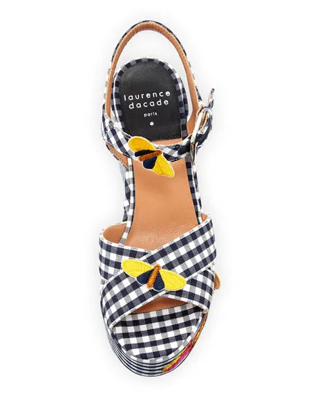 LAURENCE DACADE - HELISSA FABRIC SANDALS **FREE SHIPPING**