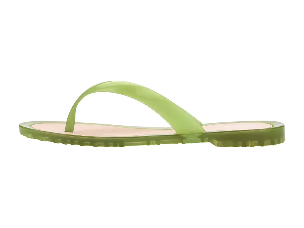 Melissa Duo AD Green Flip Flops For Women's