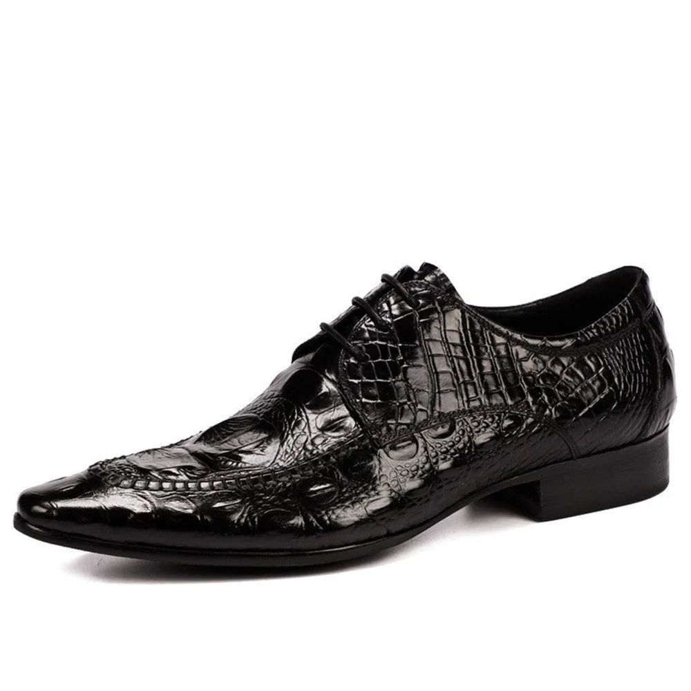 Men Oxford Lace Up Dress Shoes