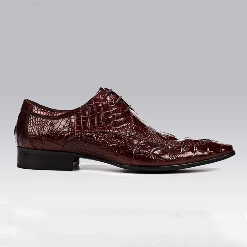 Men Oxford Lace Up Dress Shoes