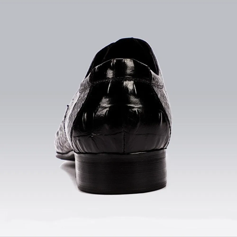 Men Oxford Lace Up Dress Shoes