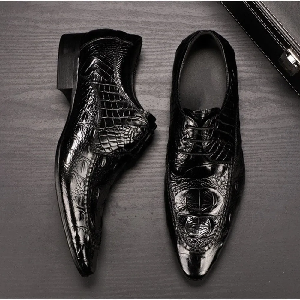 Men Oxford Lace Up Dress Shoes