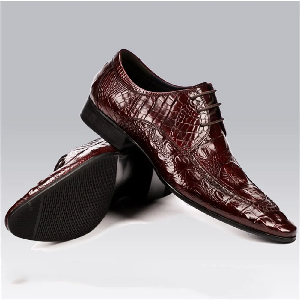Men Oxford Lace Up Dress Shoes