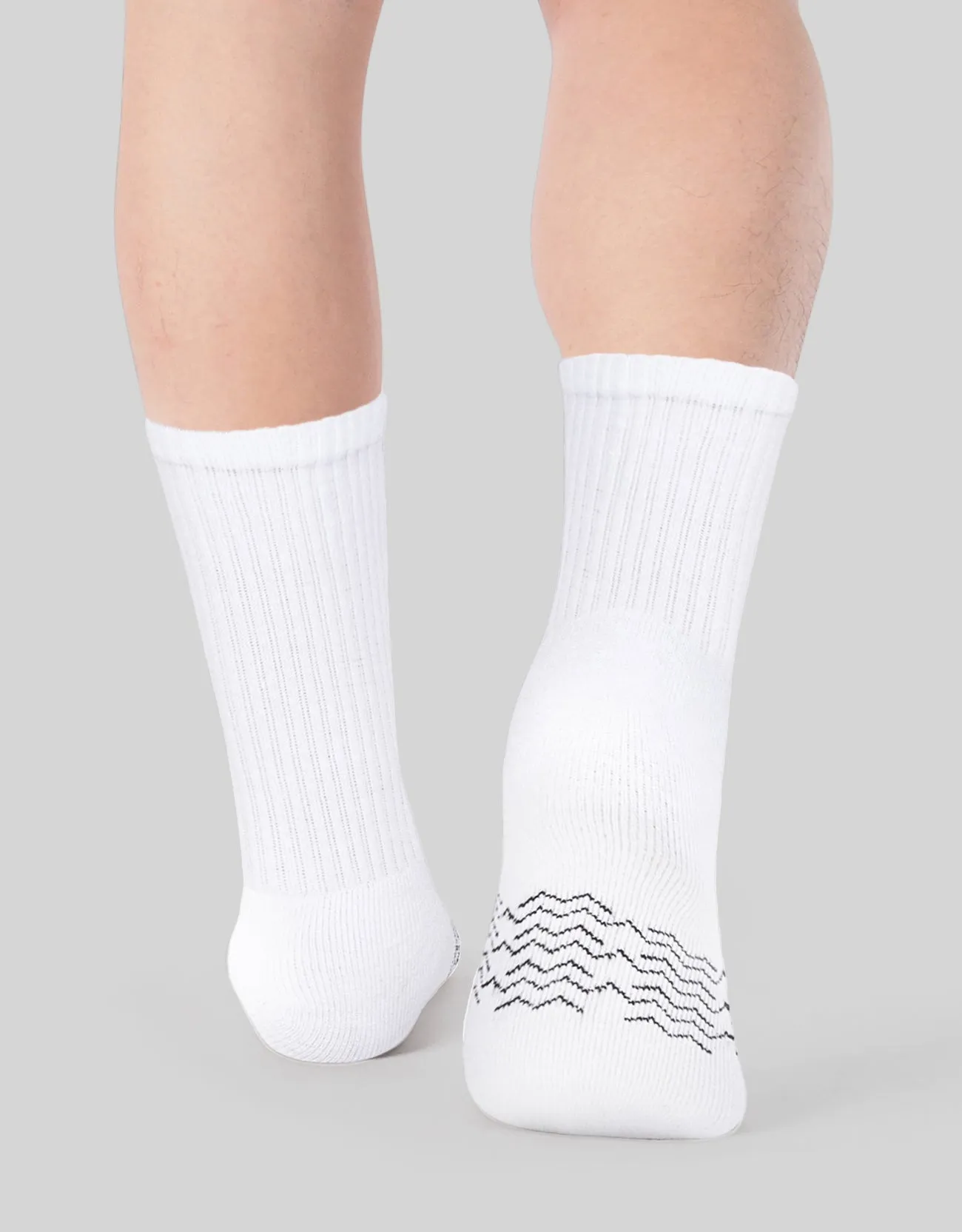 Men's Moisture Control Athletic Crew Socks - 6 pack