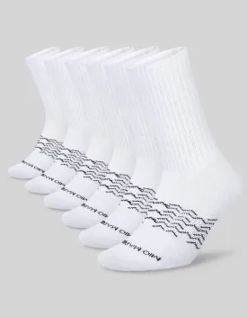 Men's Moisture Control Athletic Crew Socks - 6 pack