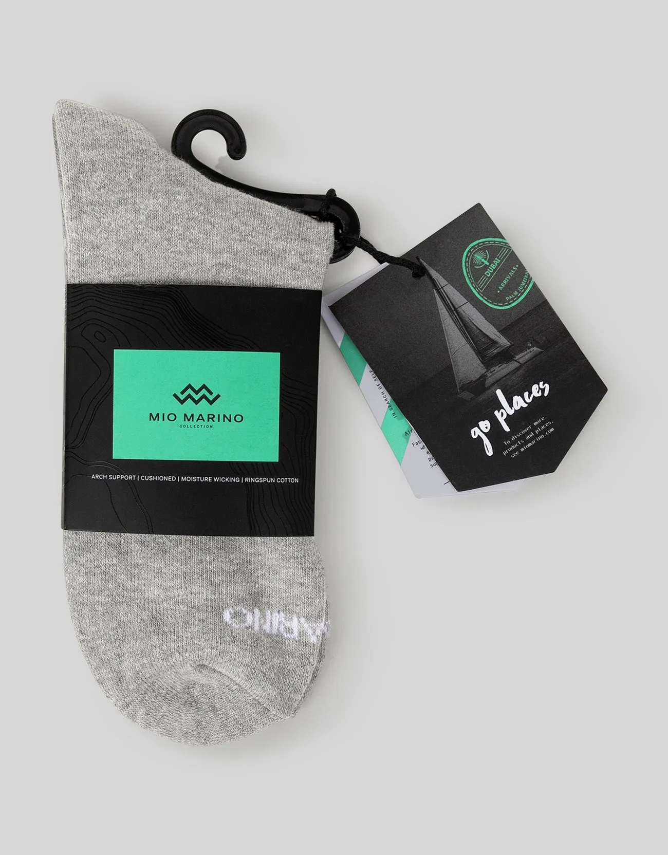 Men's Moisture Control Athletic Crew Socks - 6 pack