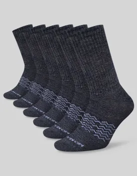 Men's Moisture Control Athletic Crew Socks - 6 pack