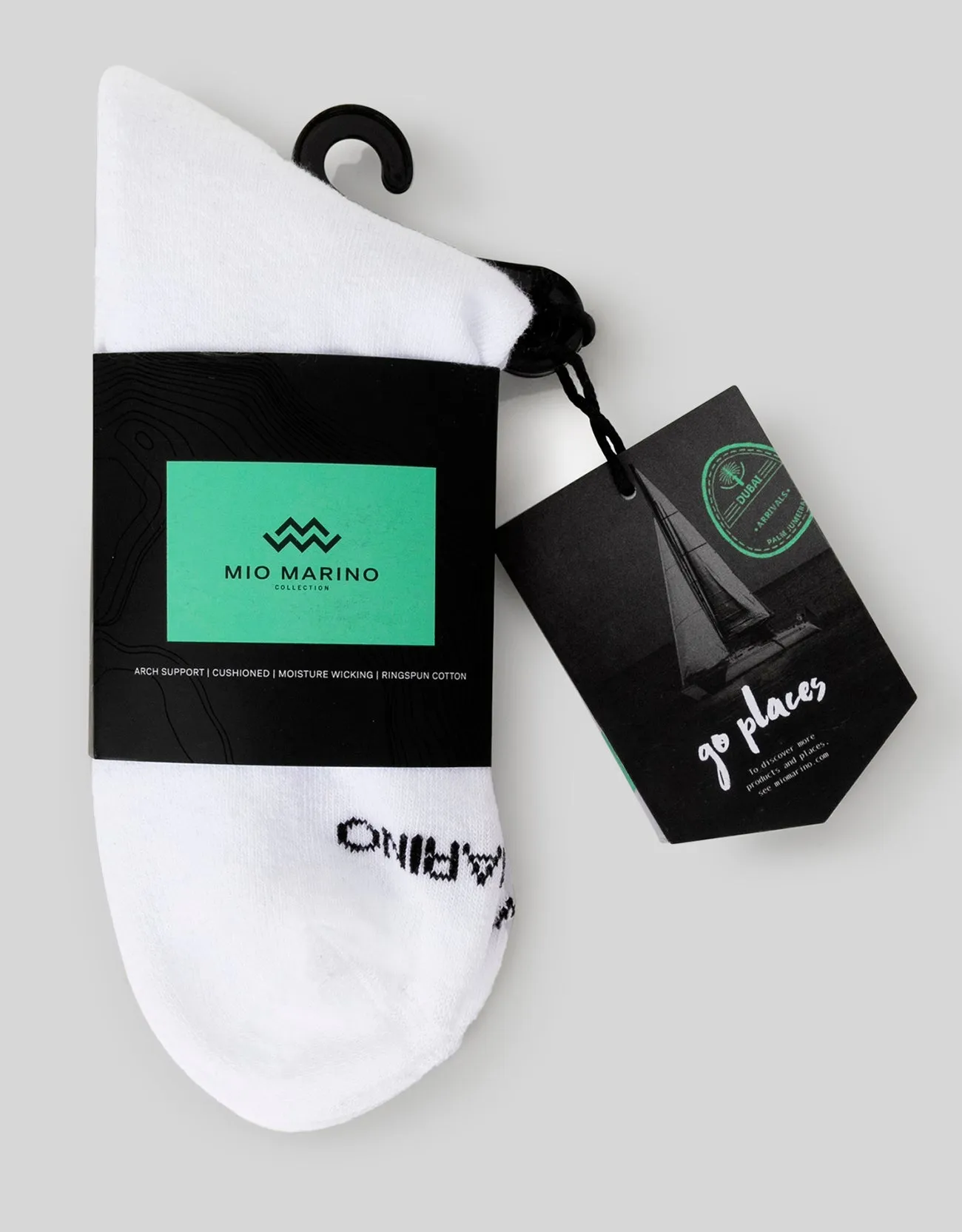 Men's Moisture Control Athletic Crew Socks - 6 pack
