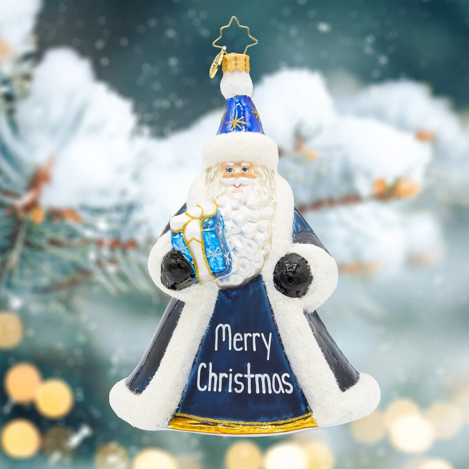 Midnight Elegance Santa Personalized