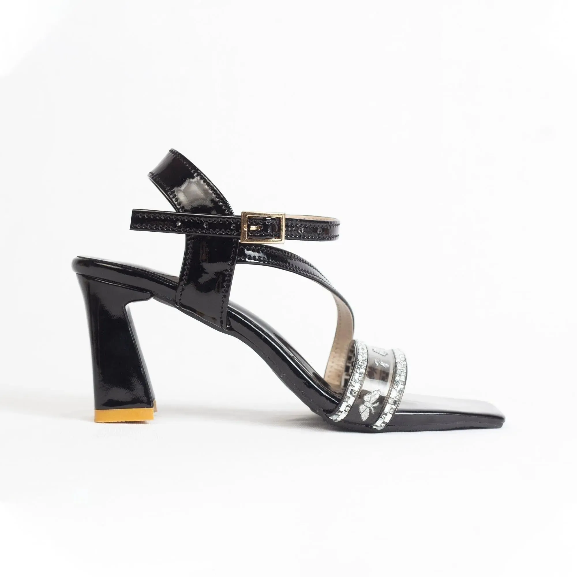 Modern Women's Emory Open Toe Heels Mules | Nawabi Shoes BD