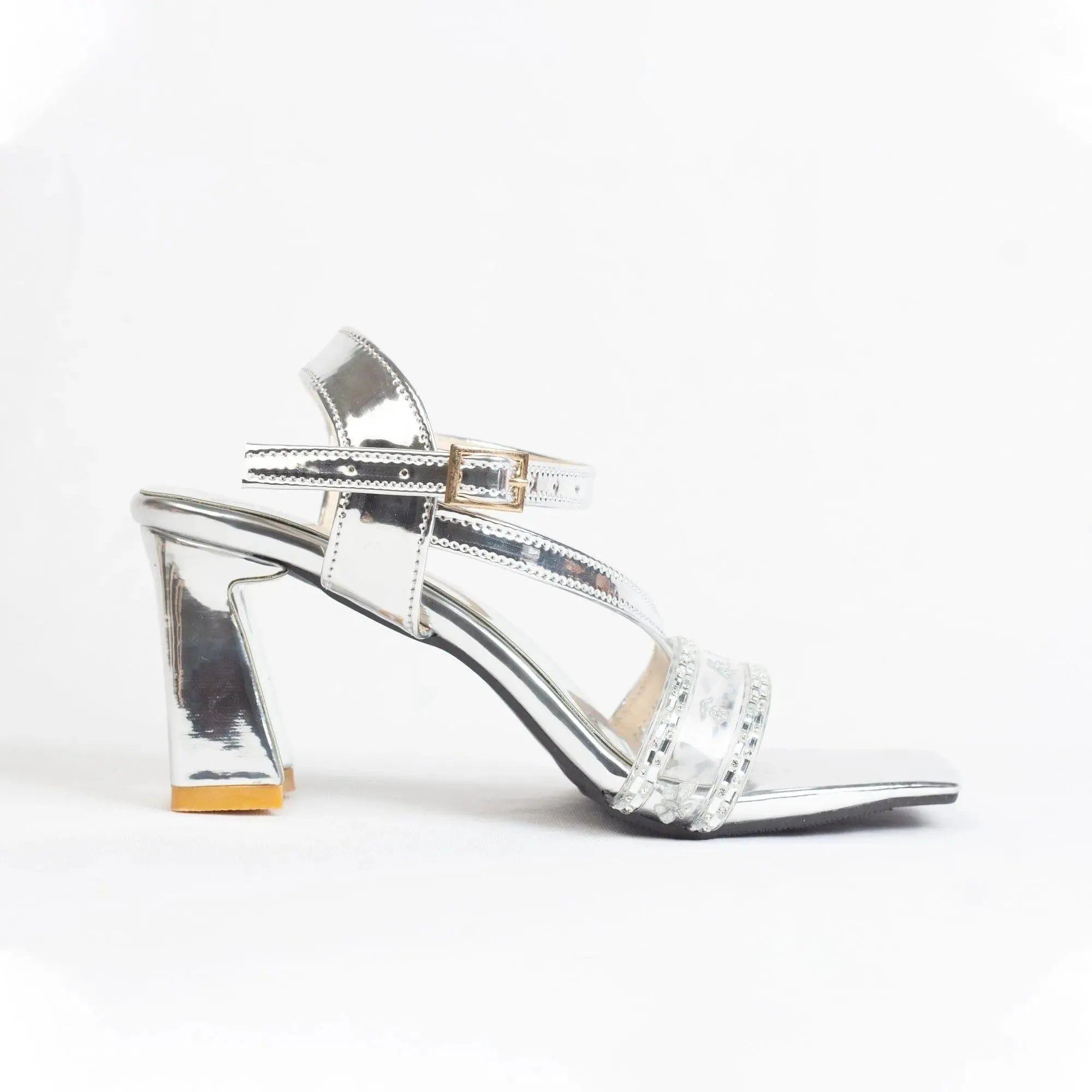 Modern Women's Emory Open Toe Heels Mules | Nawabi Shoes BD