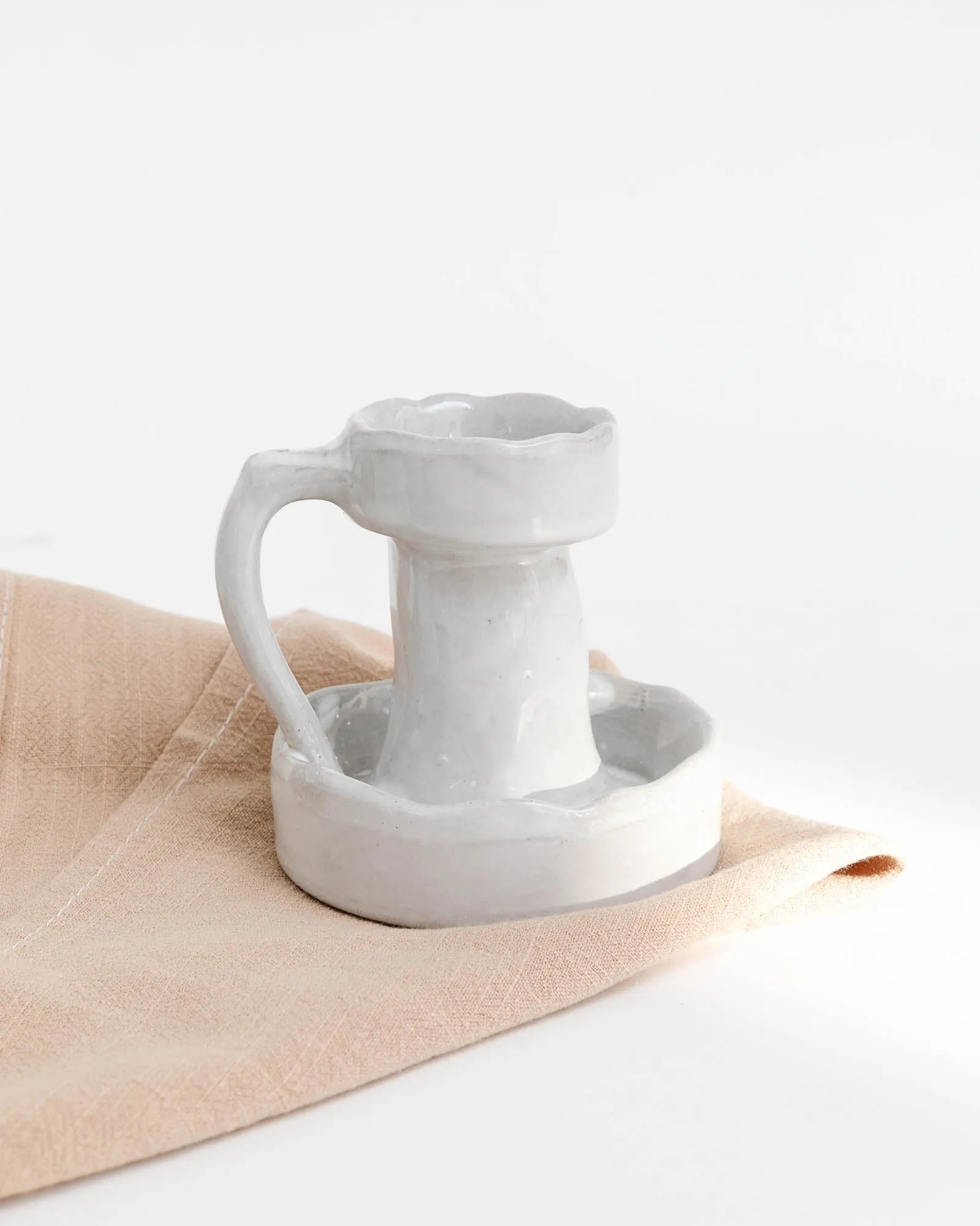 Moon Glazed Tealight Holder