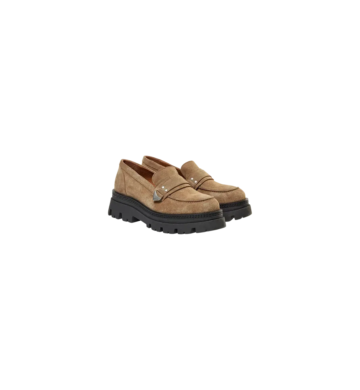 Mos Mosh - Costa Rica Suede Loafer - Beige