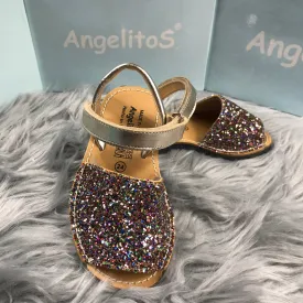 Multi Glitter Spanish Sandals Multi Glitter Spanish Sandals