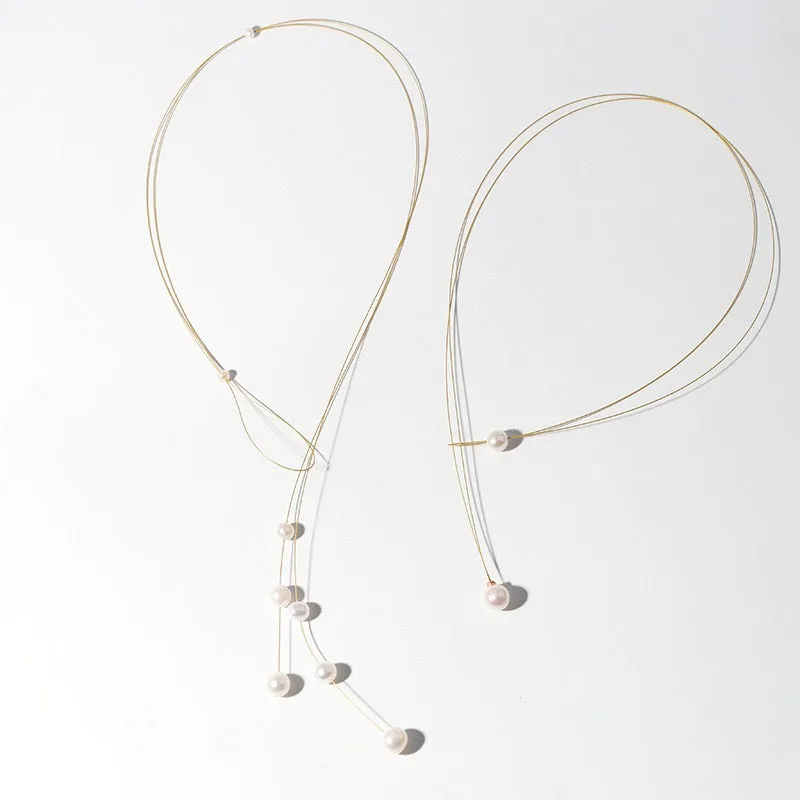 Multi Pearls Choker Necklace