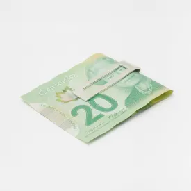Open Money Clip in Silver