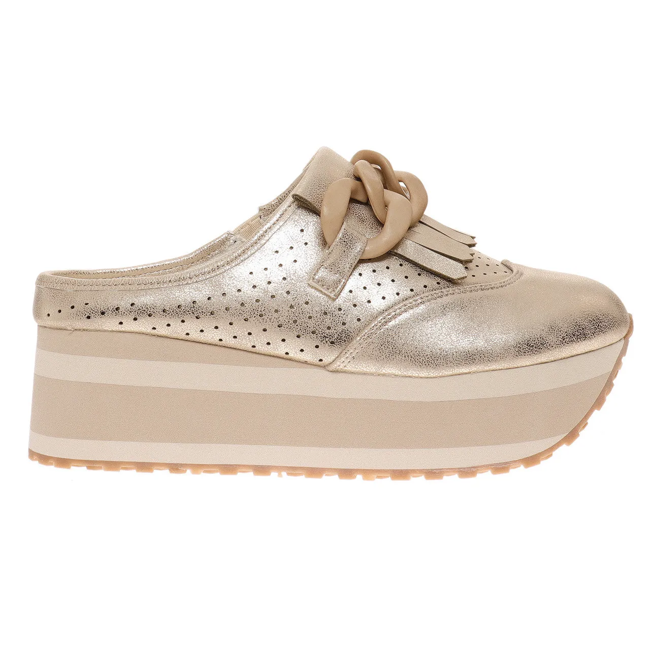 Pierre Dumas Paloma-3 Clogs Gold