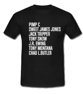 Pimp C Aliases T-Shirt