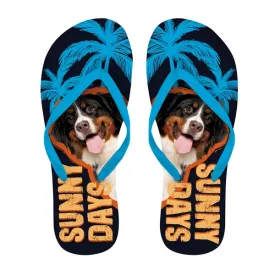 Plenty Gifts Flip Flop Bernese Mountain Dog
