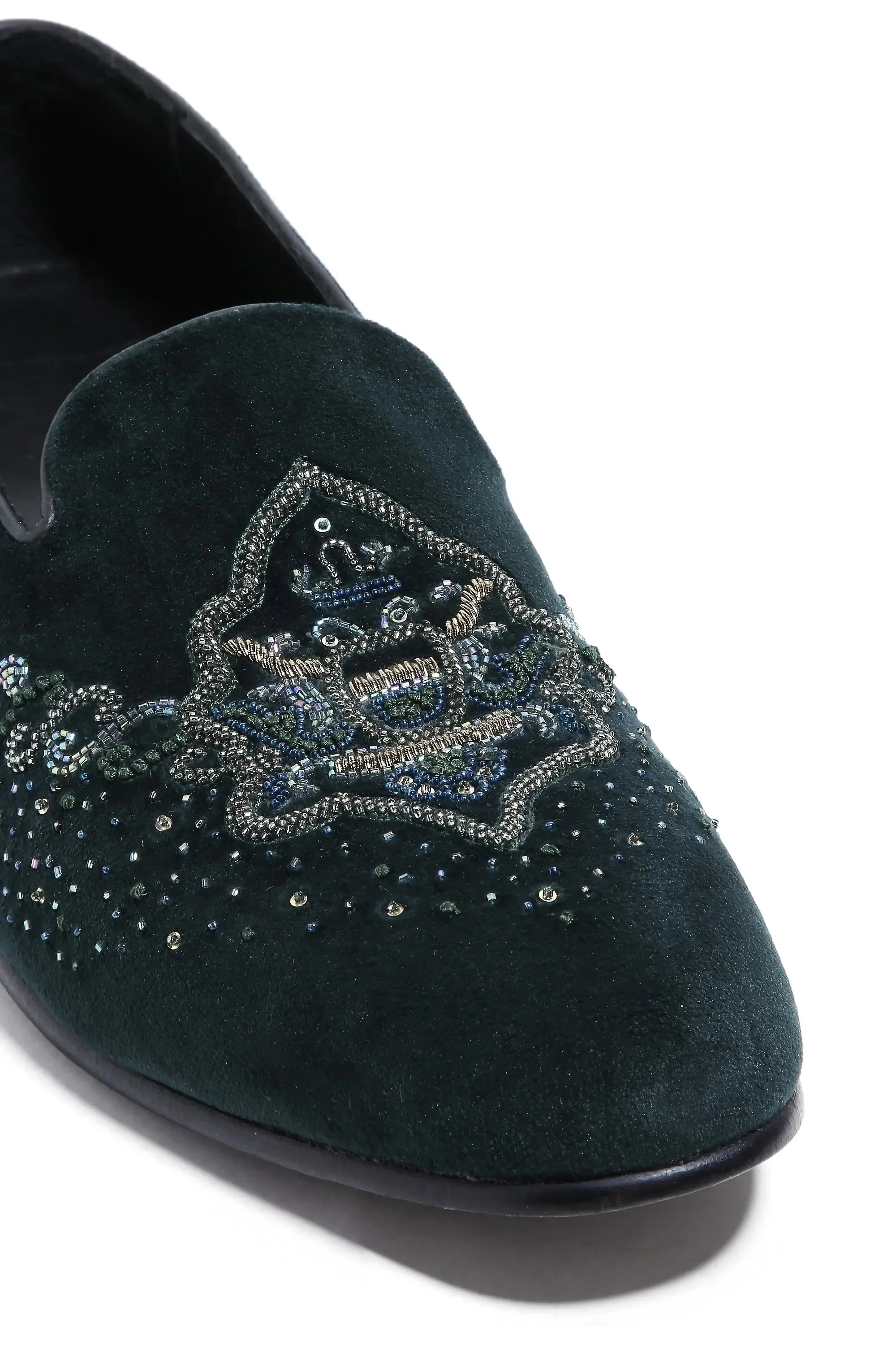 Regal Emerald Emblem Slip-Ons
