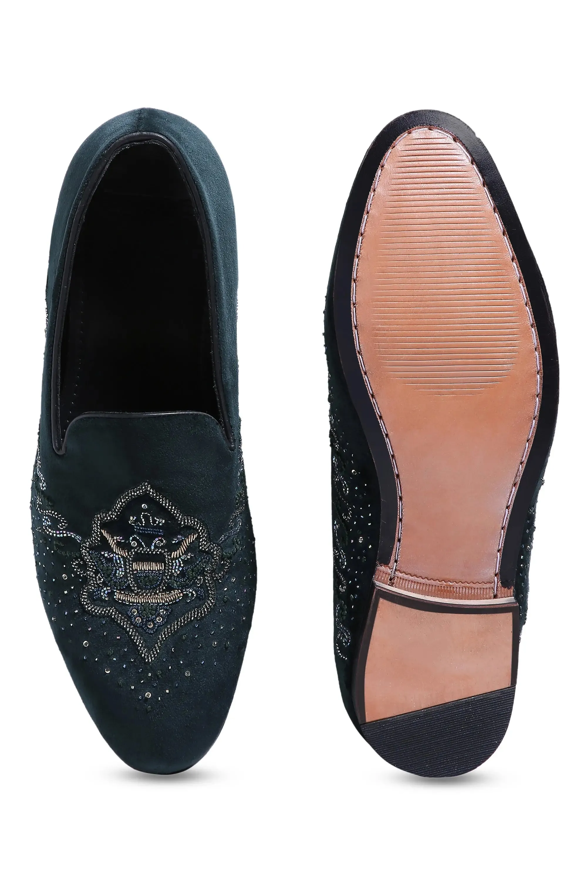 Regal Emerald Emblem Slip-Ons