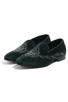 Regal Emerald Emblem Slip-Ons