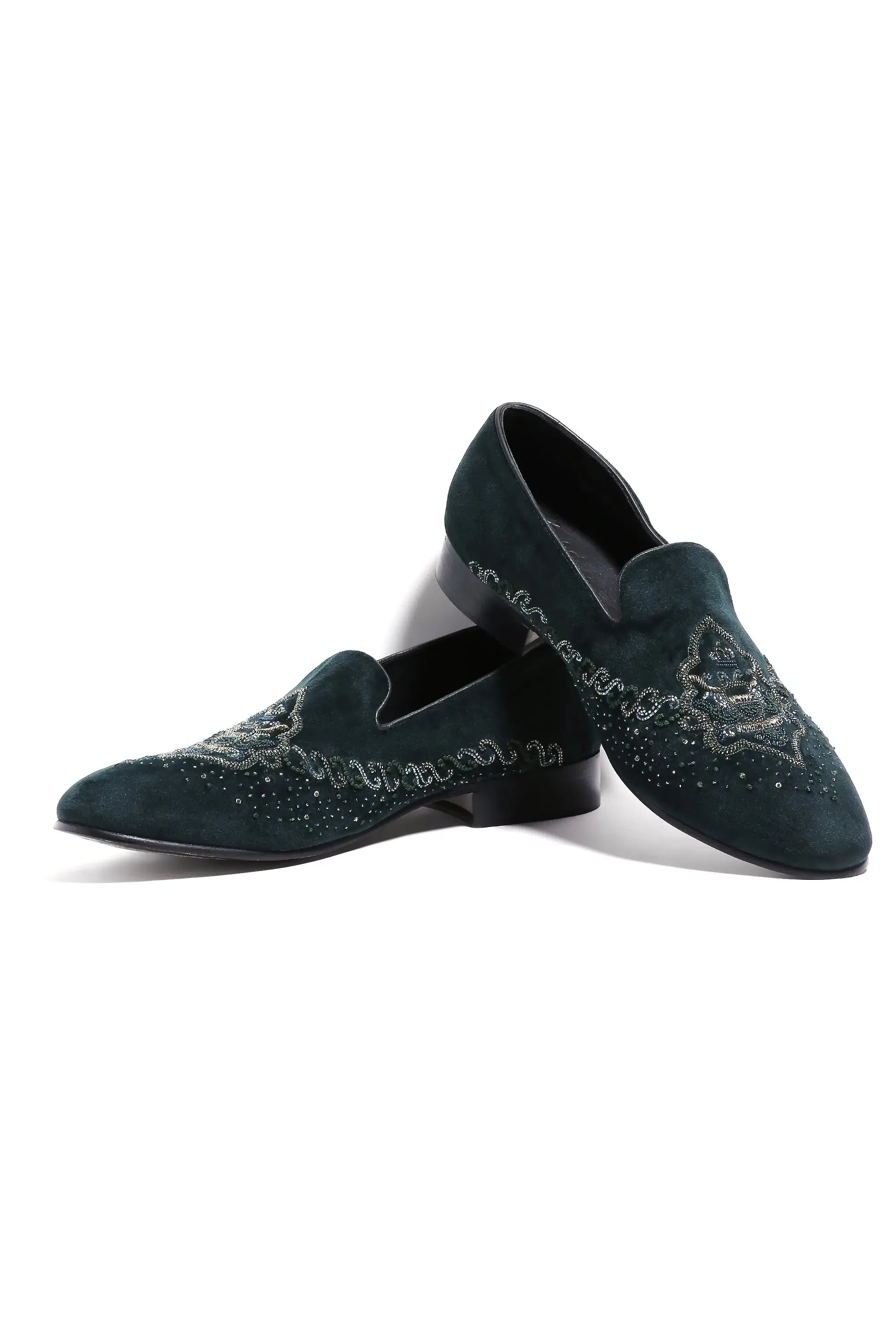 Regal Emerald Emblem Slip-Ons