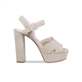Remy: Pale Taupe Suede