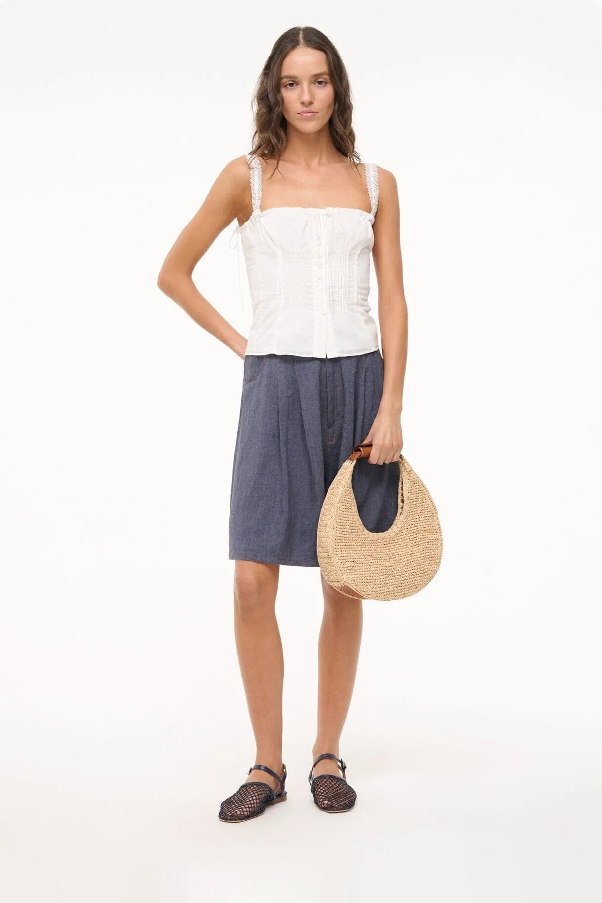 RETE SANDAL | NAVY NETTING