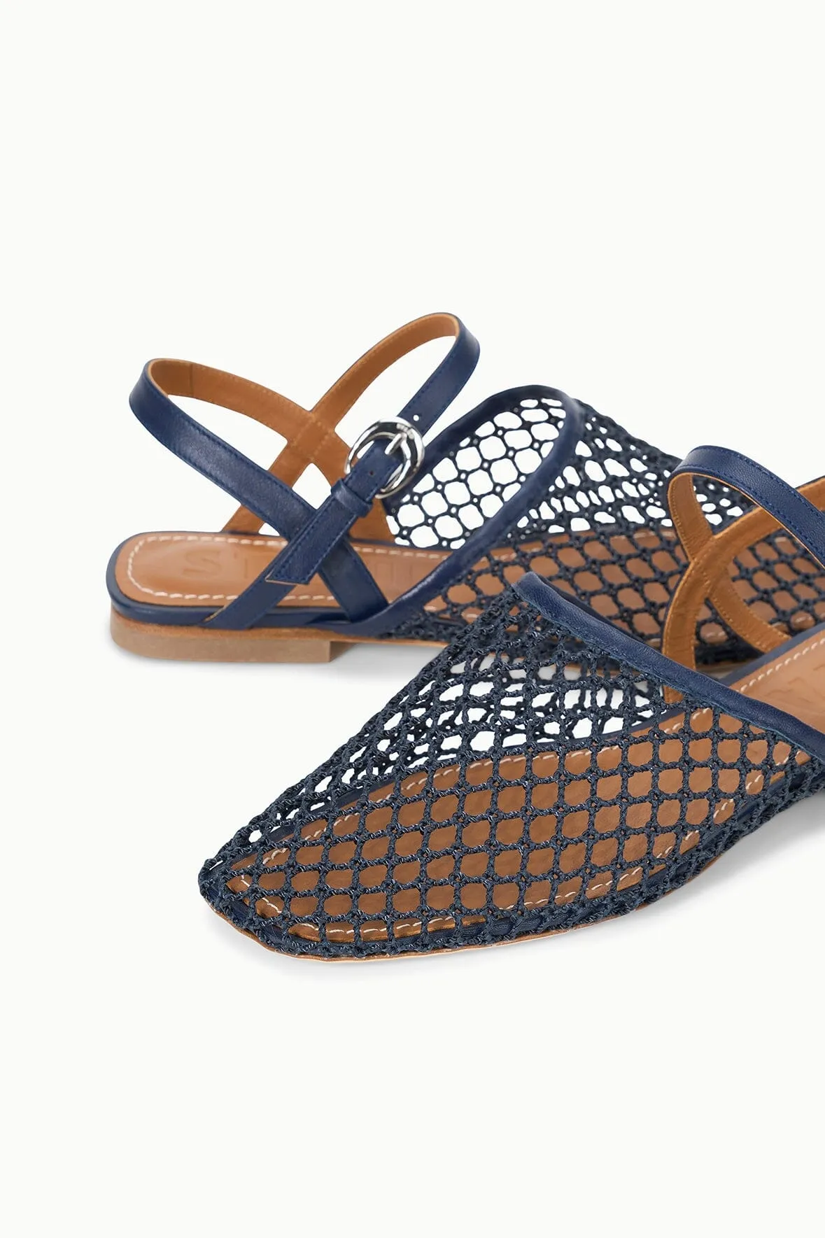 RETE SANDAL | NAVY NETTING