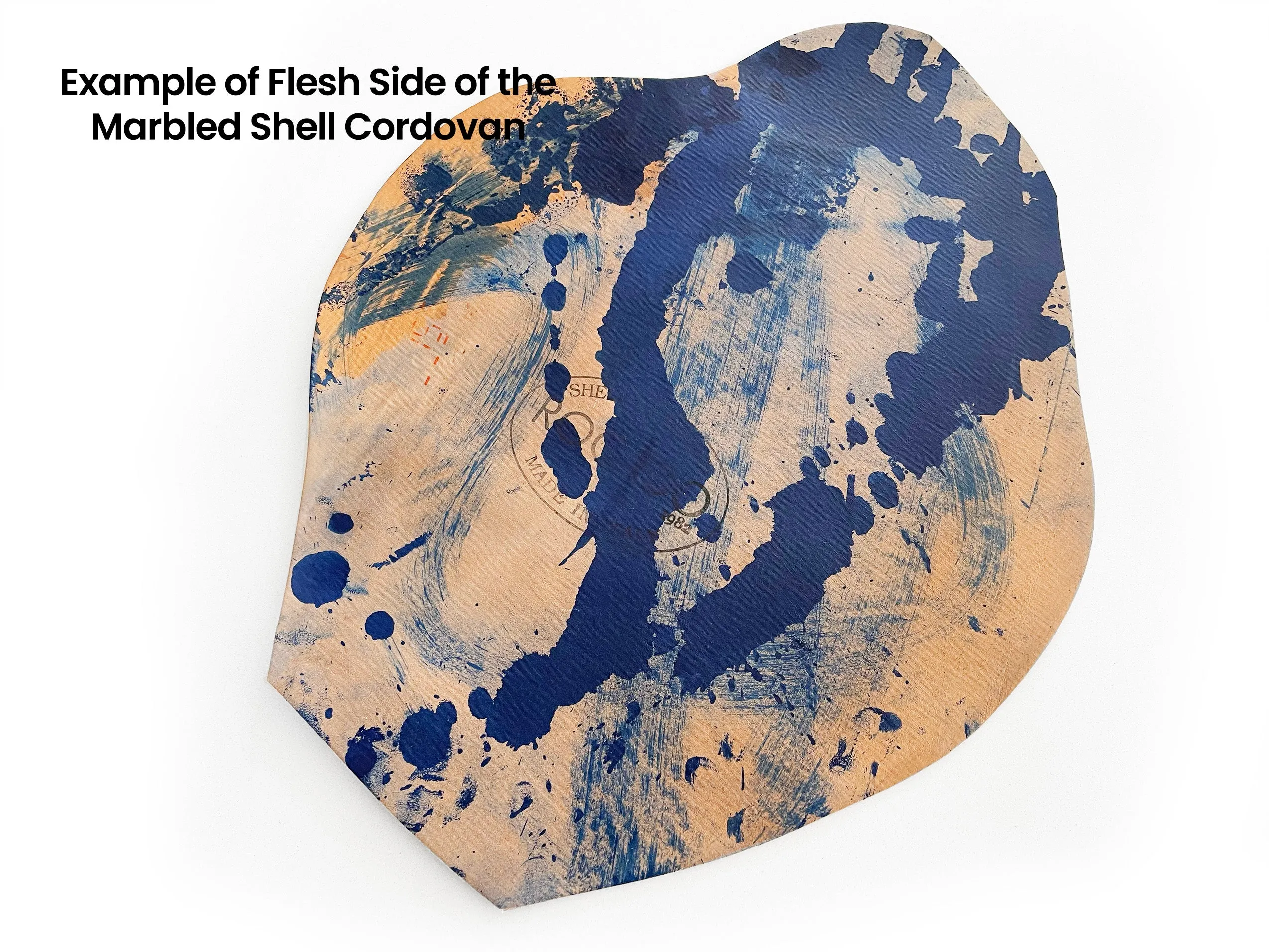 Rocado - "Marbled" Shell Cordovan - Veg Tanned (Electric Pink)