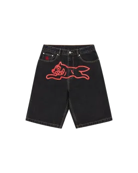 Running Dog Denim Shorts