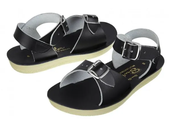 Saltwater - Toddler Sun-San Surfer Sandals - Black