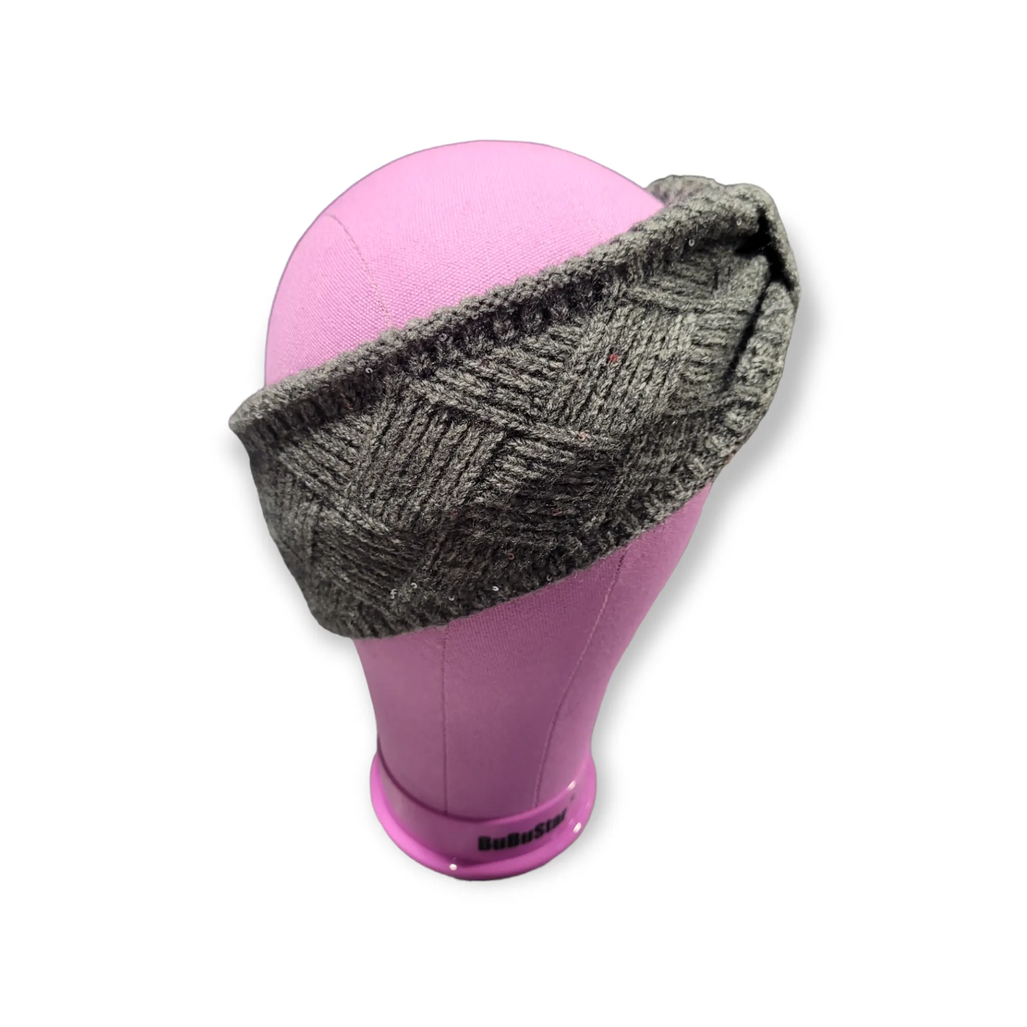 Sequin Brioche Cable Knit Head Wrap - C.C Beanie HW2073