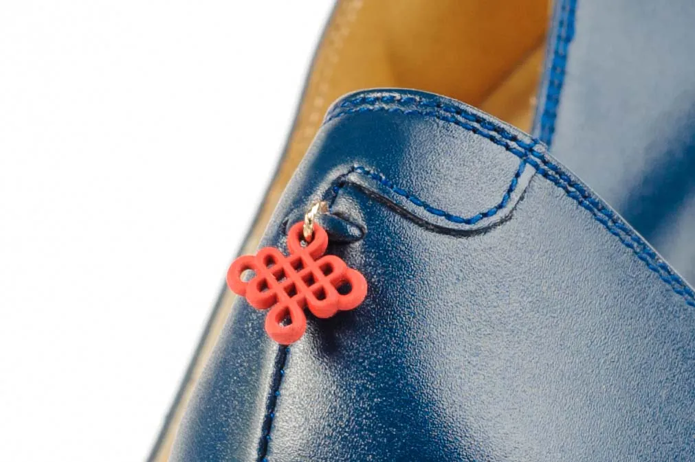 Shoeful 3" CNY Stilettos - Knot of Longevity (Red)